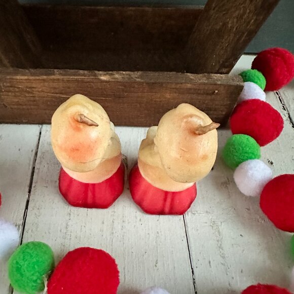 Vintage Gurley Choir Boy Candle Pair Christmas Candles Mid Century Xmas Decor - Picture 6 of 8